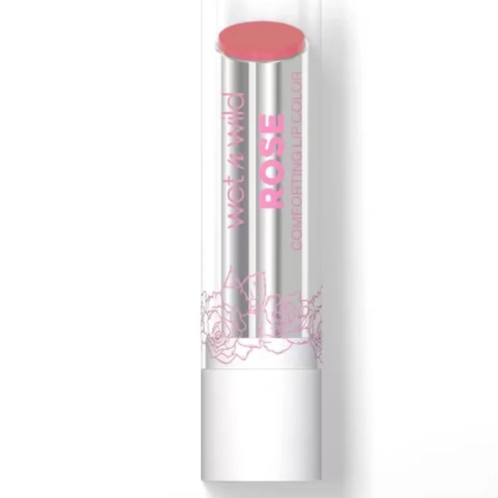 💎 Wet n Wild Rose Oil Comforting Lip Color Lipstick Color Biscotti Mommy